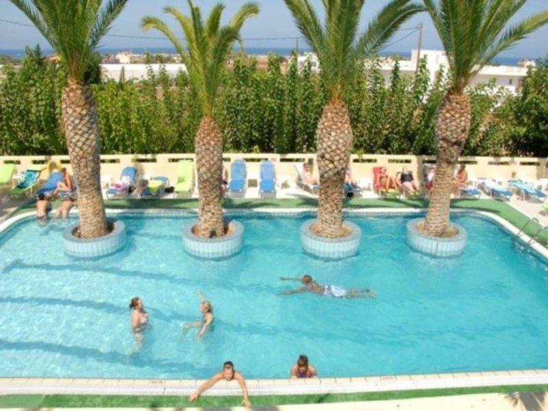 Nikos Hotel Малиа Экстерьер фото